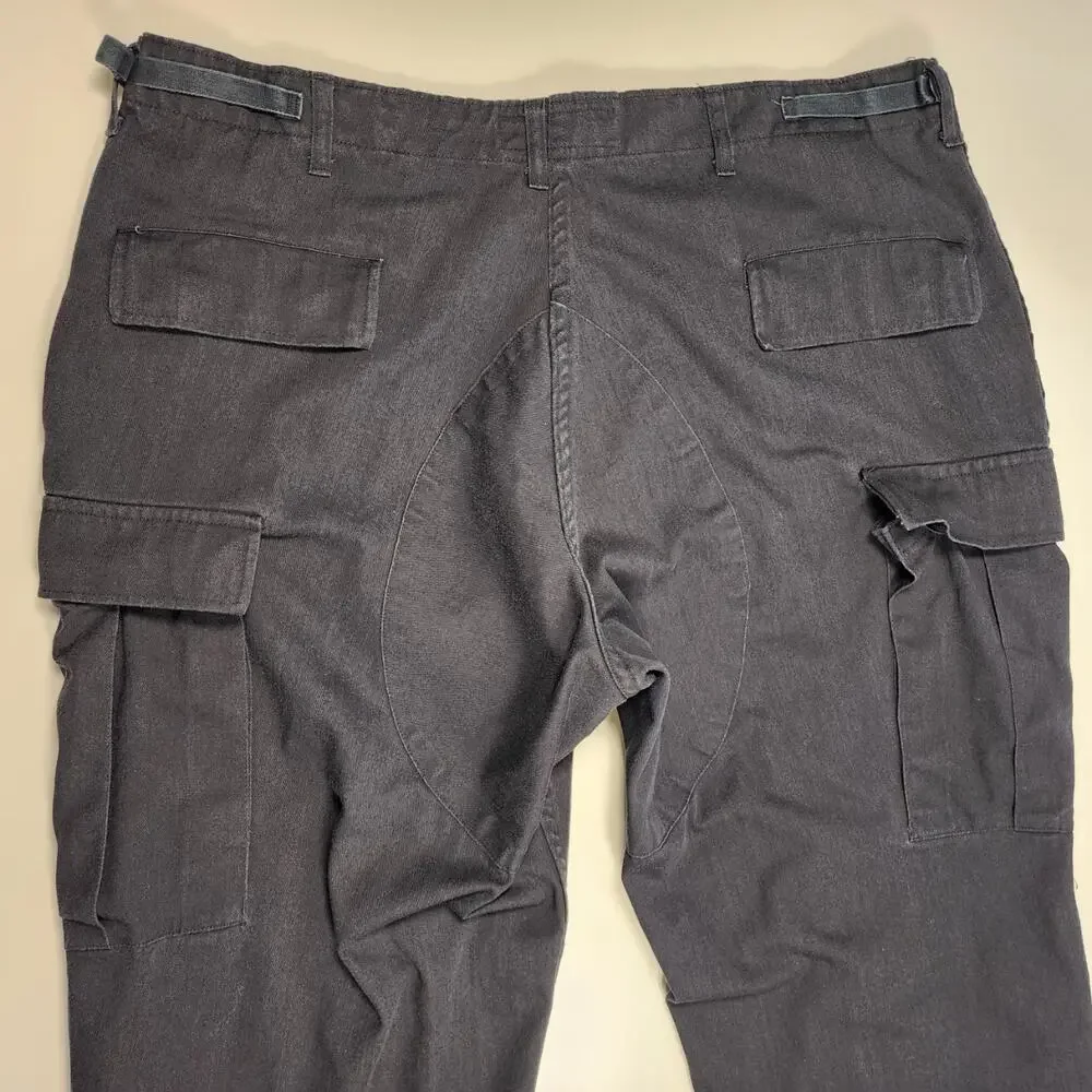 VTG Propper Combat Cargo Pants XL Regular‎ Black Military Tactical Cotton Poly